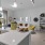 a kitchen with a sink and a table