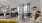 a living room with a couch lamp and a table