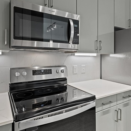 Beautiful kitchens with designer finishes a kitchen with stainless steel appliances